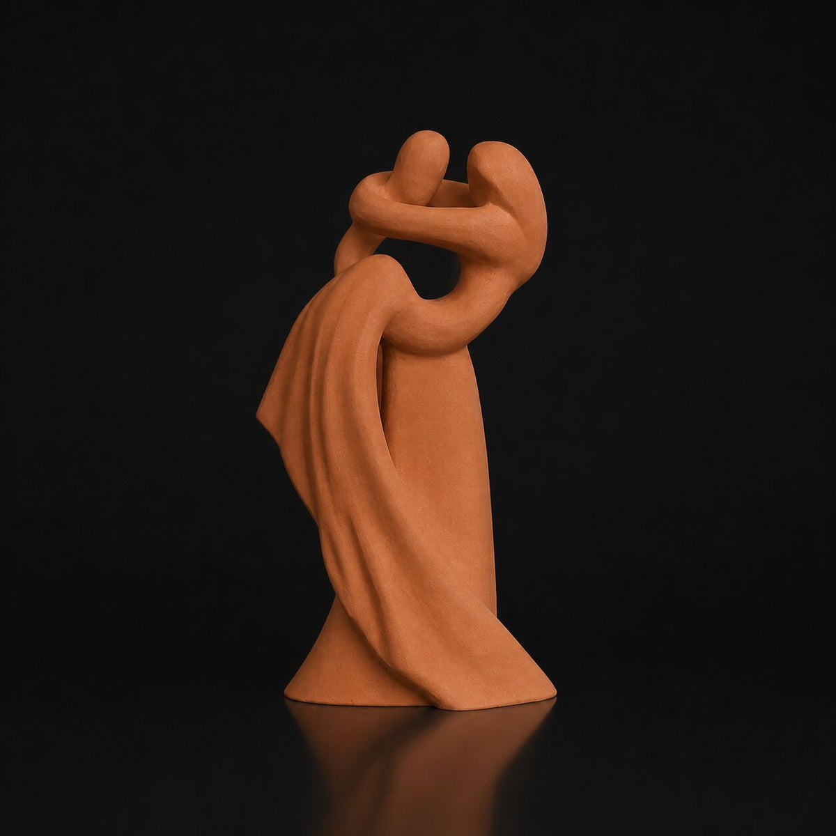 Couple Sculpture in Terracotta
