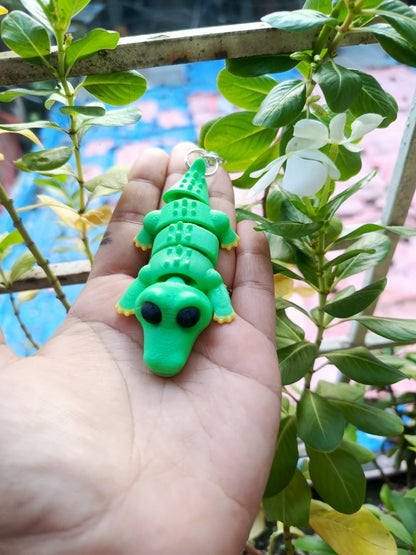 Crocodile keychain