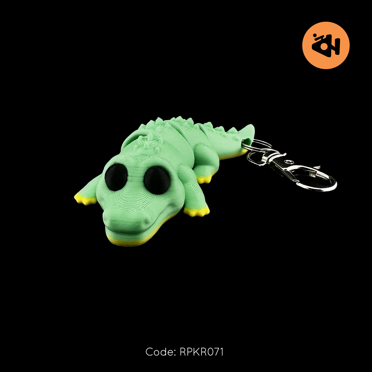 Crocodile keychain
