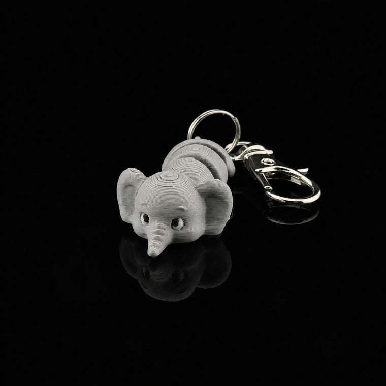 Elephant keychain keychain