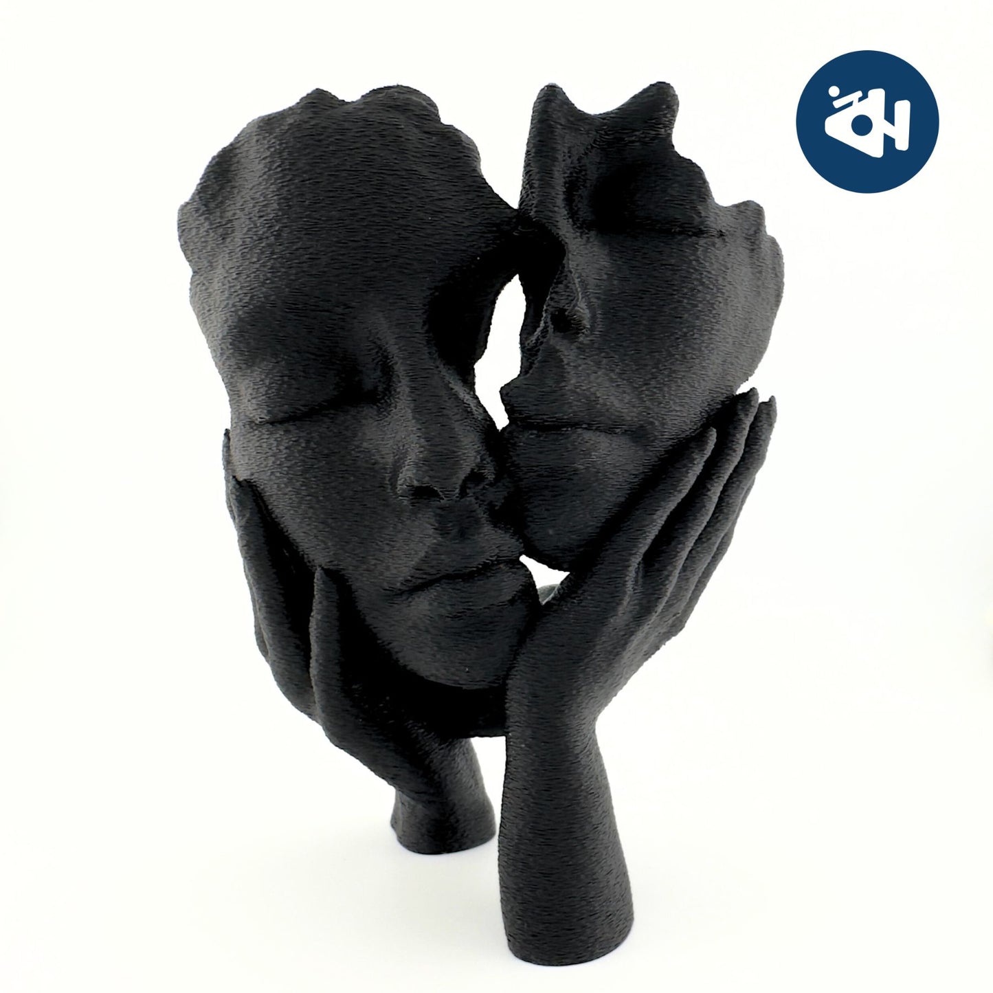 Ethereal Embrace Sculpture – Modern Abstract Art Sculturissimo3D 95g, 5.0h.jpg