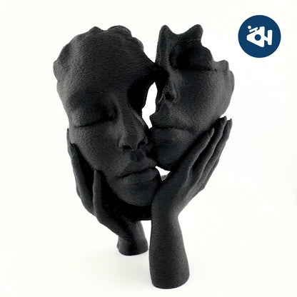 Ethereal Embrace Sculpture – Modern Abstract Art Sculturissimo3D 95g, 5.0h.jpg