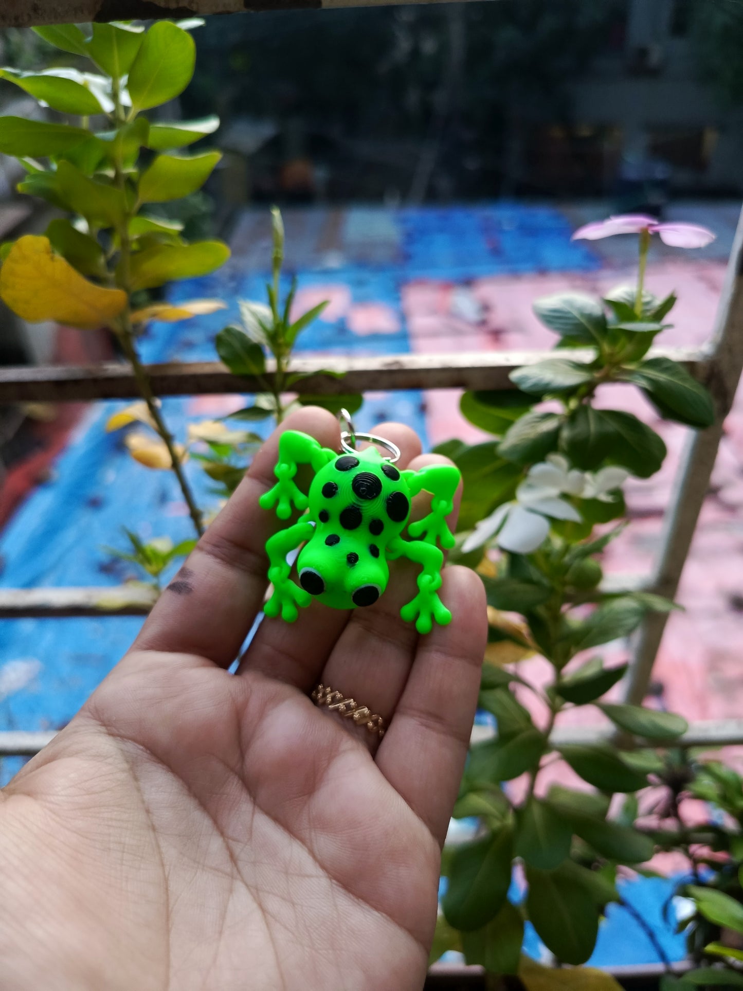 Frog keychain