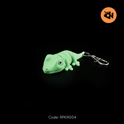 Gecko keychain