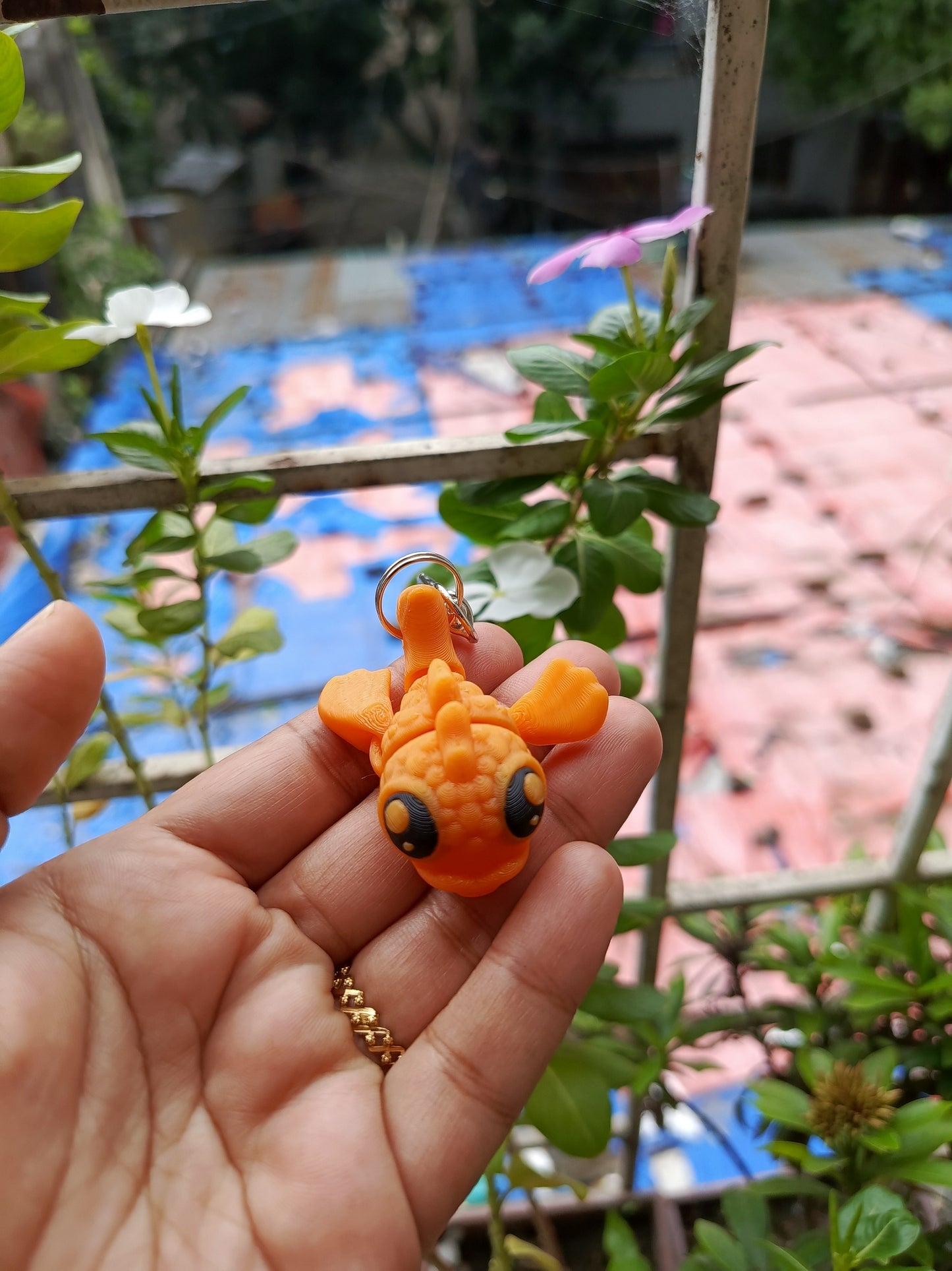 Goldfish keychain