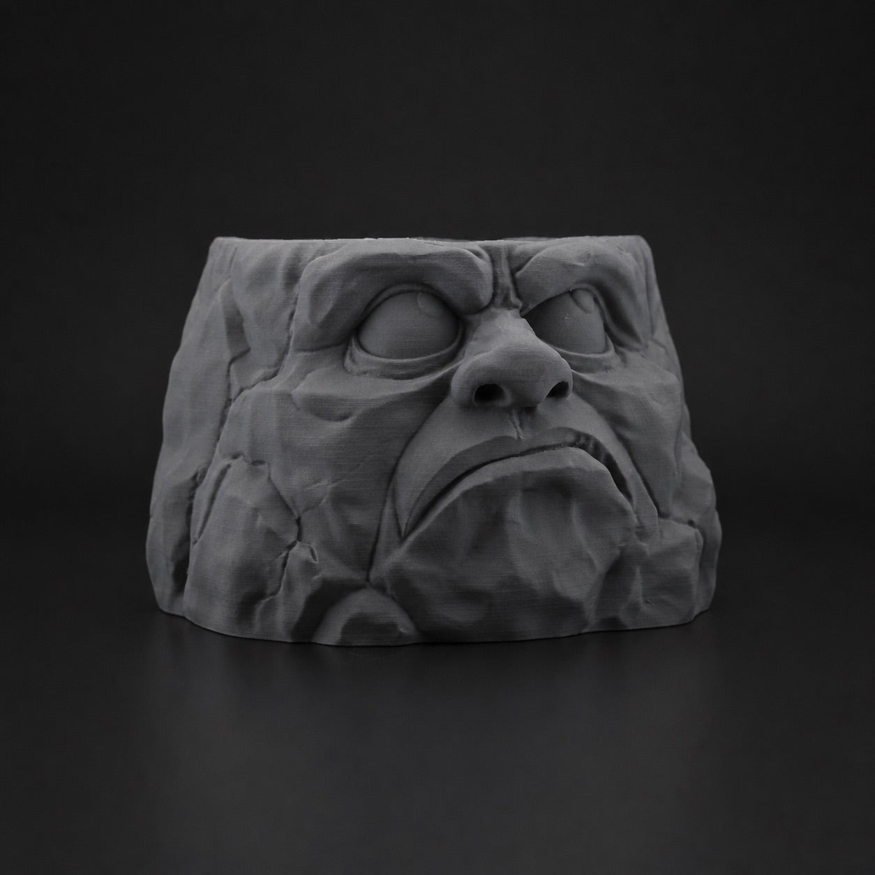 Grumpy Planter Ashen Concrete