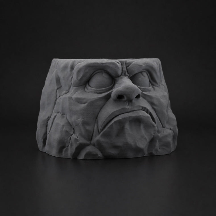 Grumpy Planter Ashen Concrete