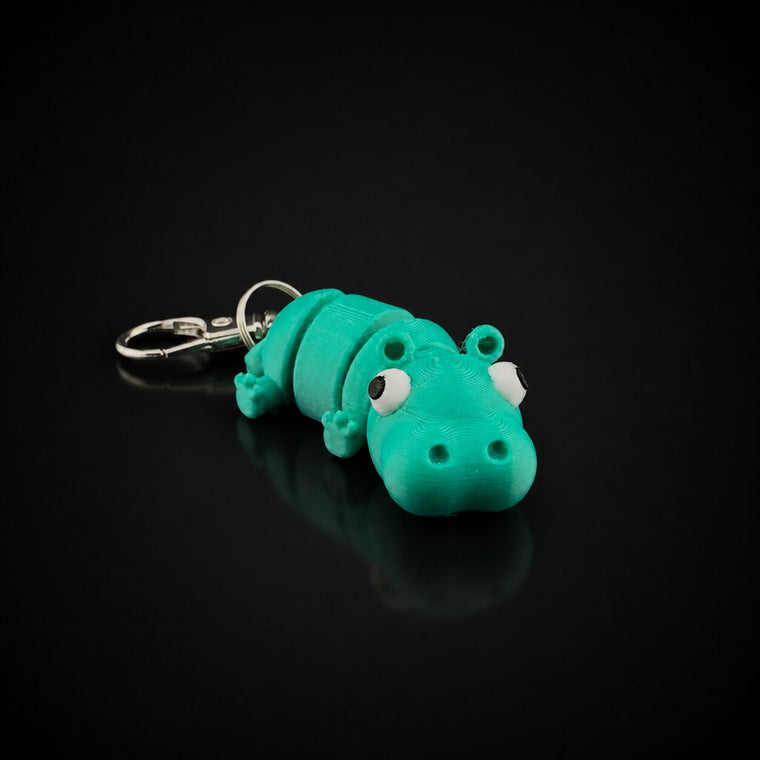 Hippopotamus keychain keychain
