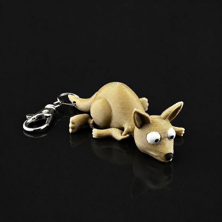 Kangaroo keychain keychain