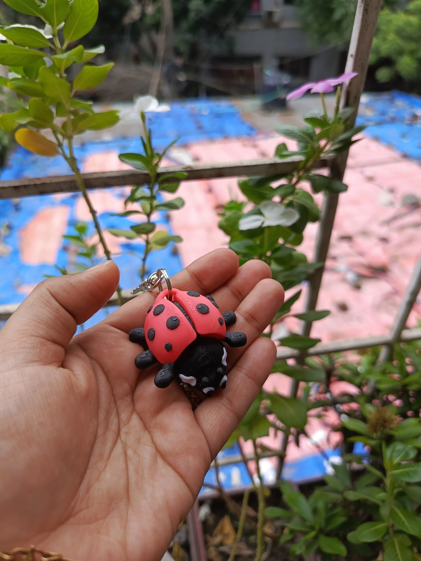 Ladybug keychain