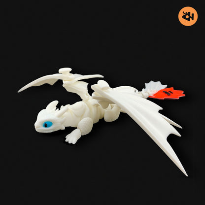 Light fury Flexi Toy