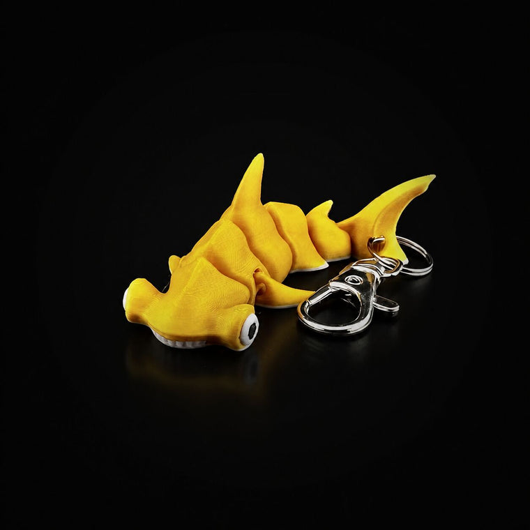 Light gold hammerhead keychain keychain
