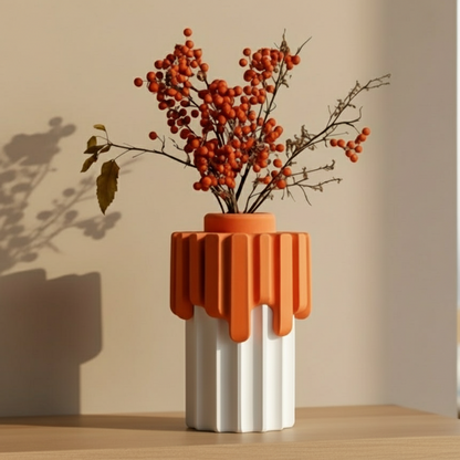 Molten Vase - 3D Printed Beauty for Bold Home Decor