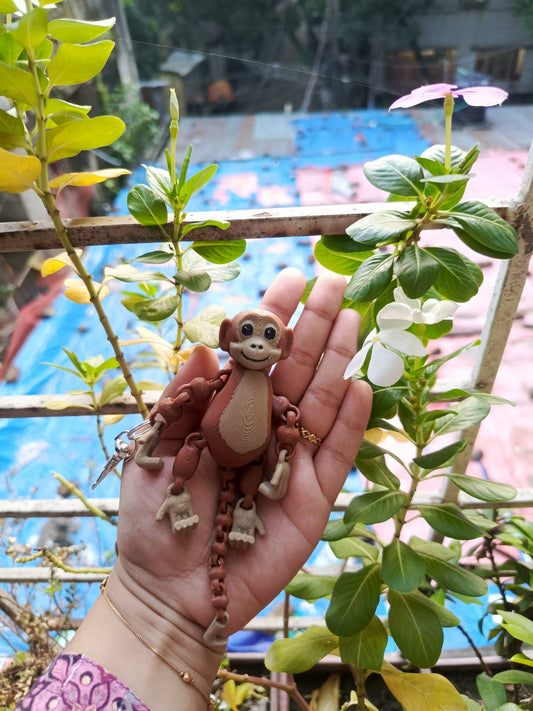 Monkey keychain