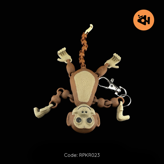 Monkey keychain