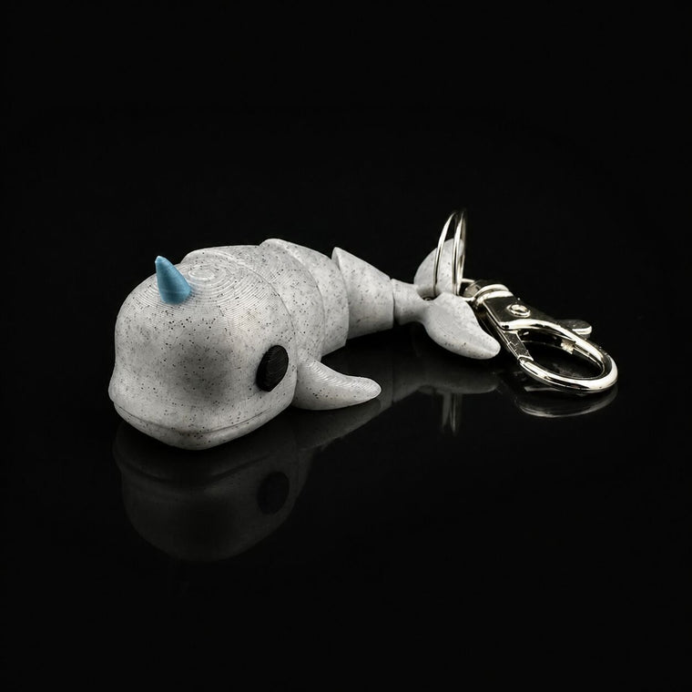 Narwhal keychain keychain