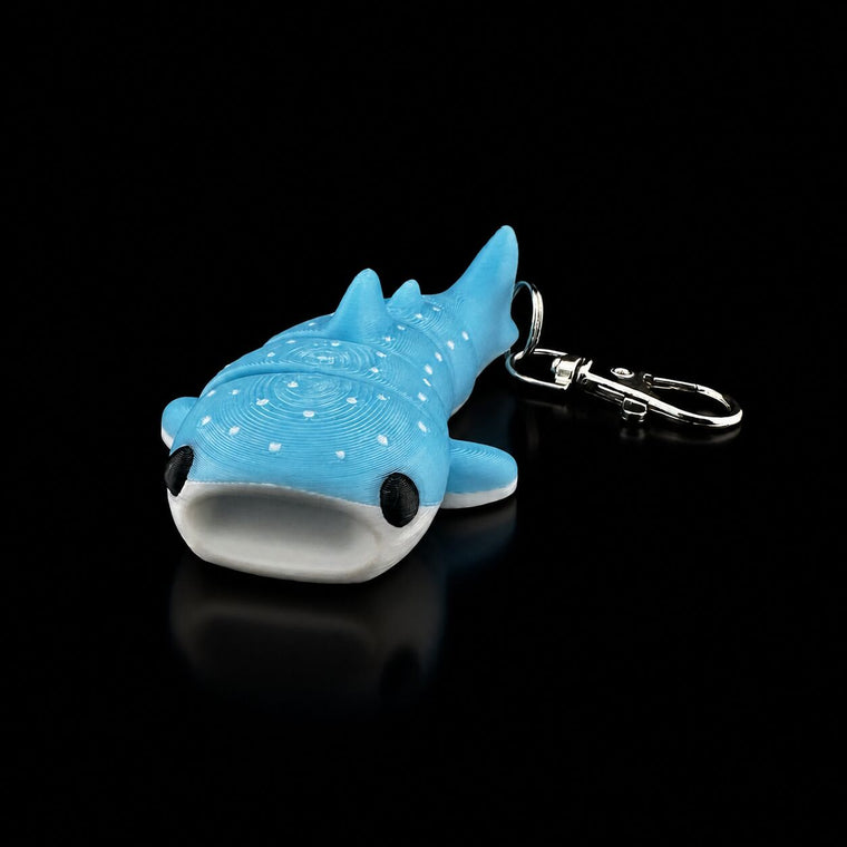 Open mouth whale keychain keychain
