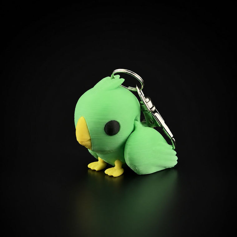 Parrot keychain keychain