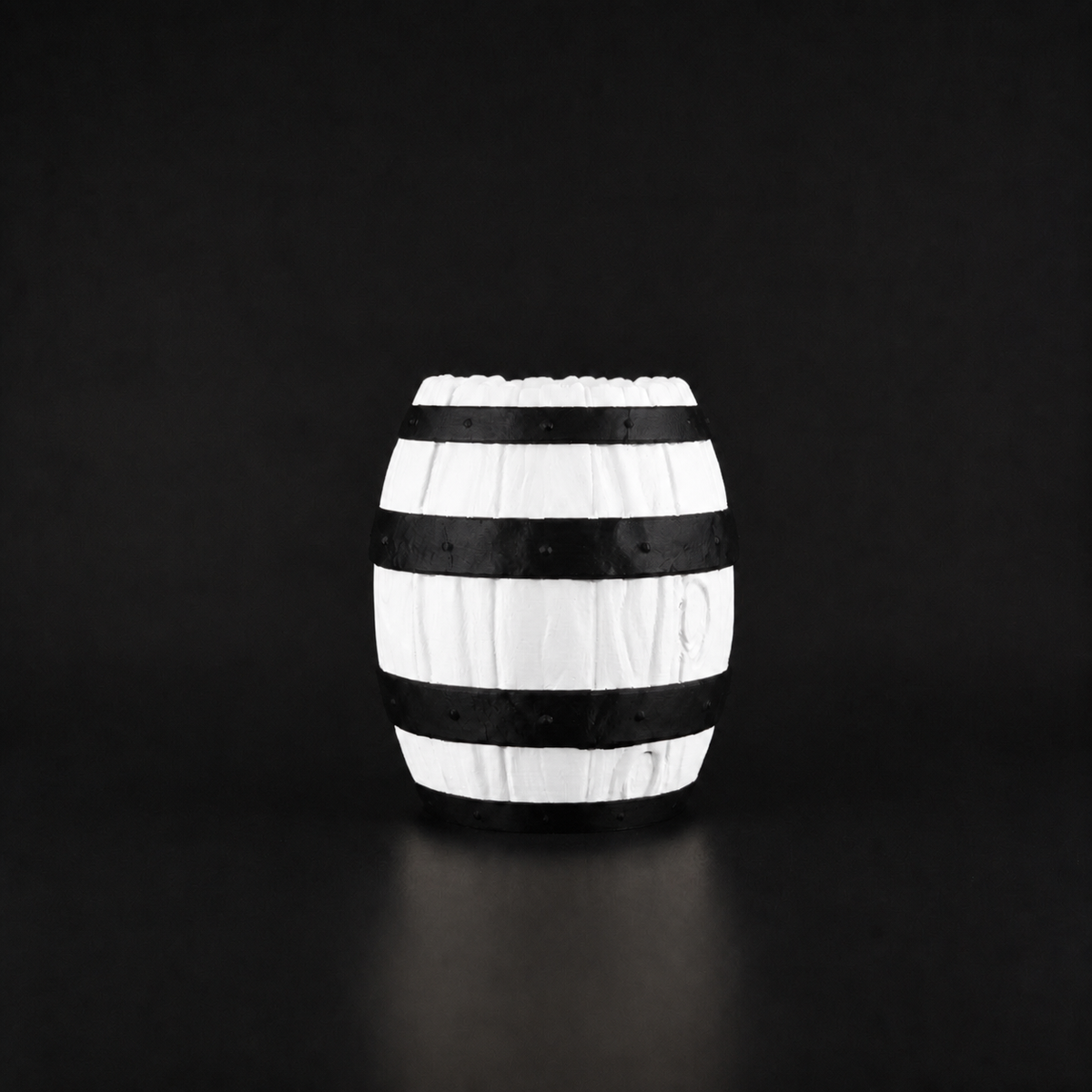 Barrel Pen Holder — White variant