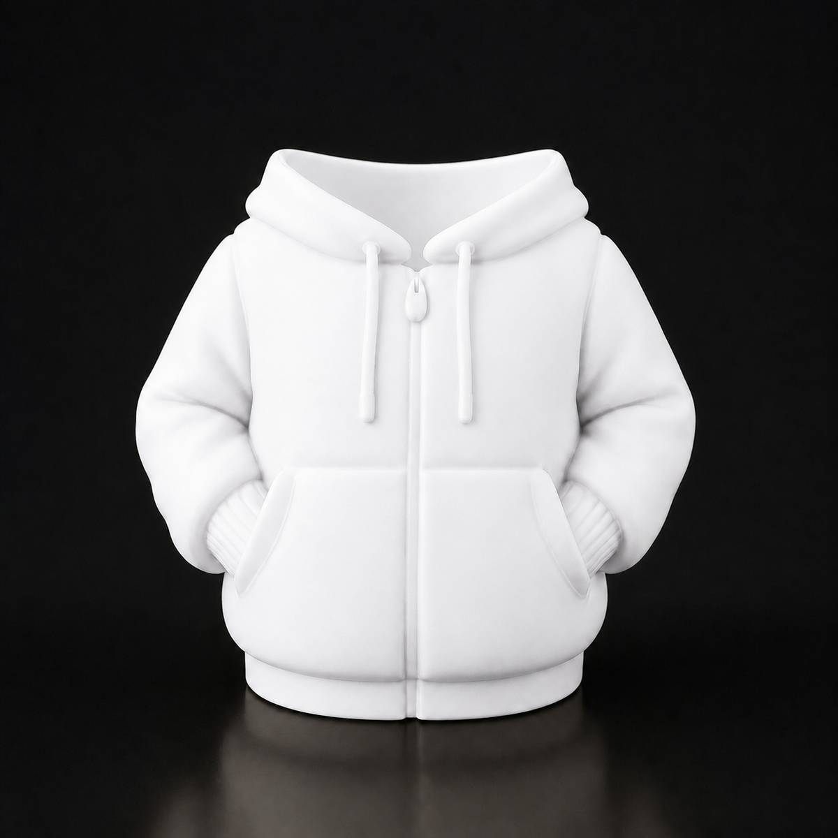 Puffer Jacket Holder — White variant