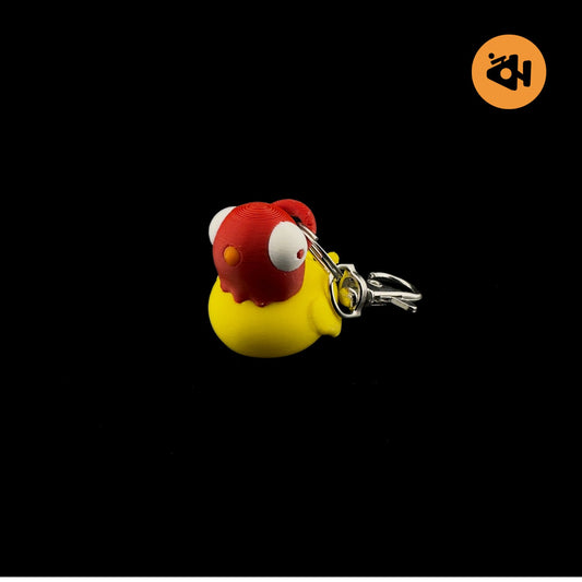 Mini pigeon keychain