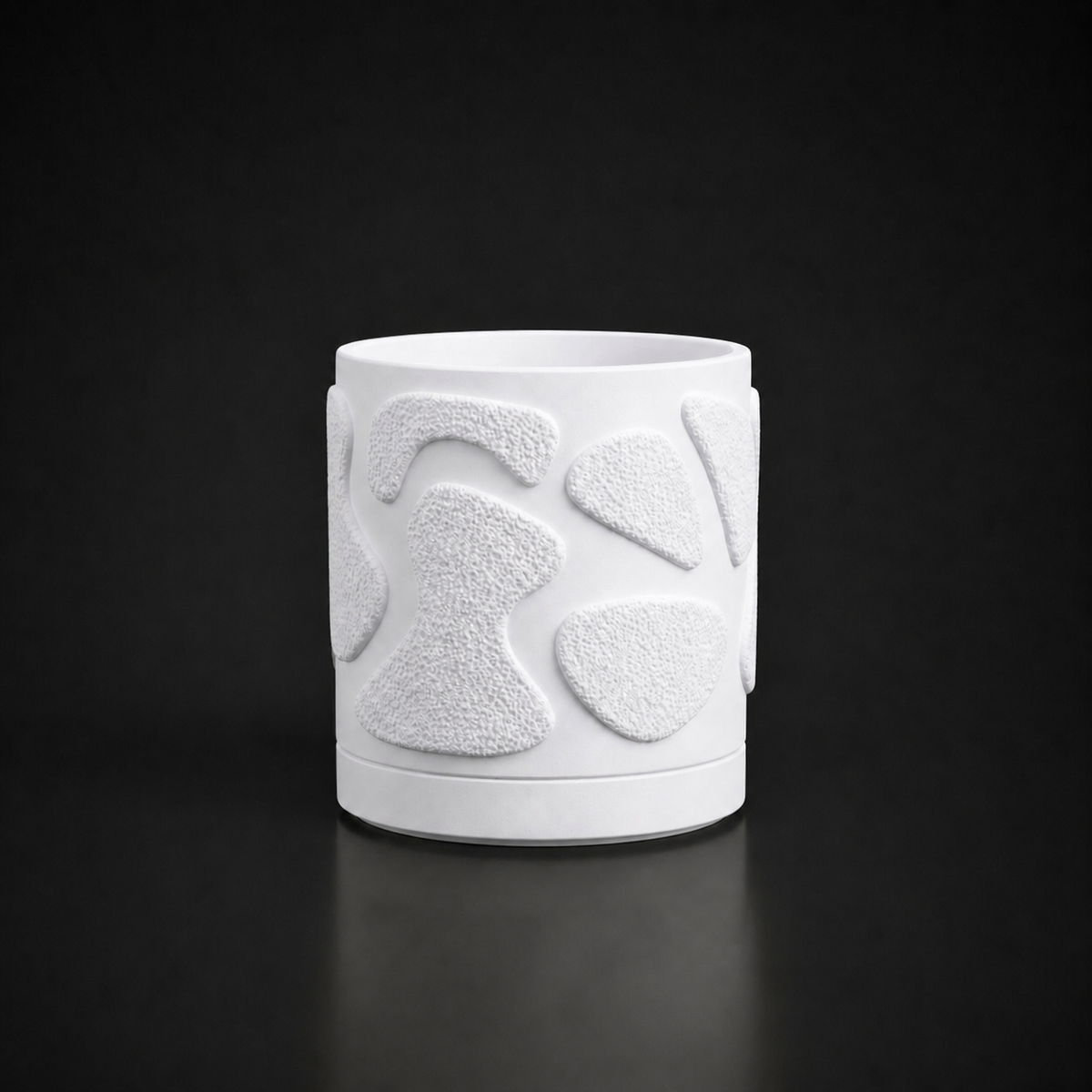 Dual Texture Planter — White variant