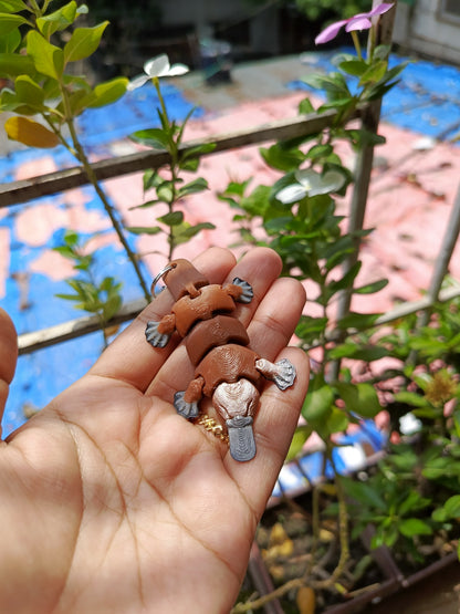 Platypus keychain