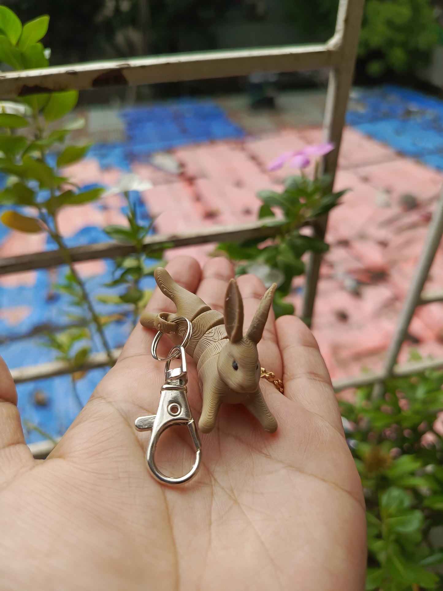 Rabbit keychain