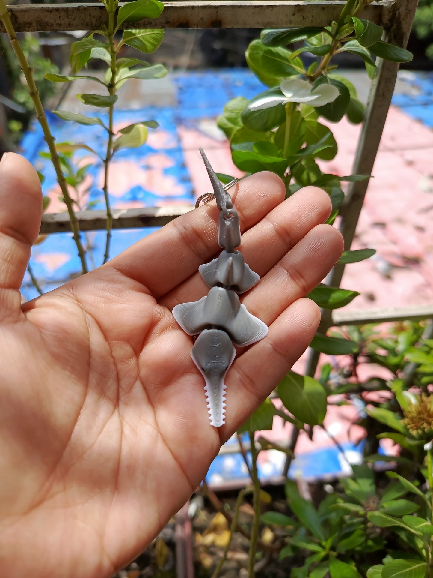 Sawfish keychain