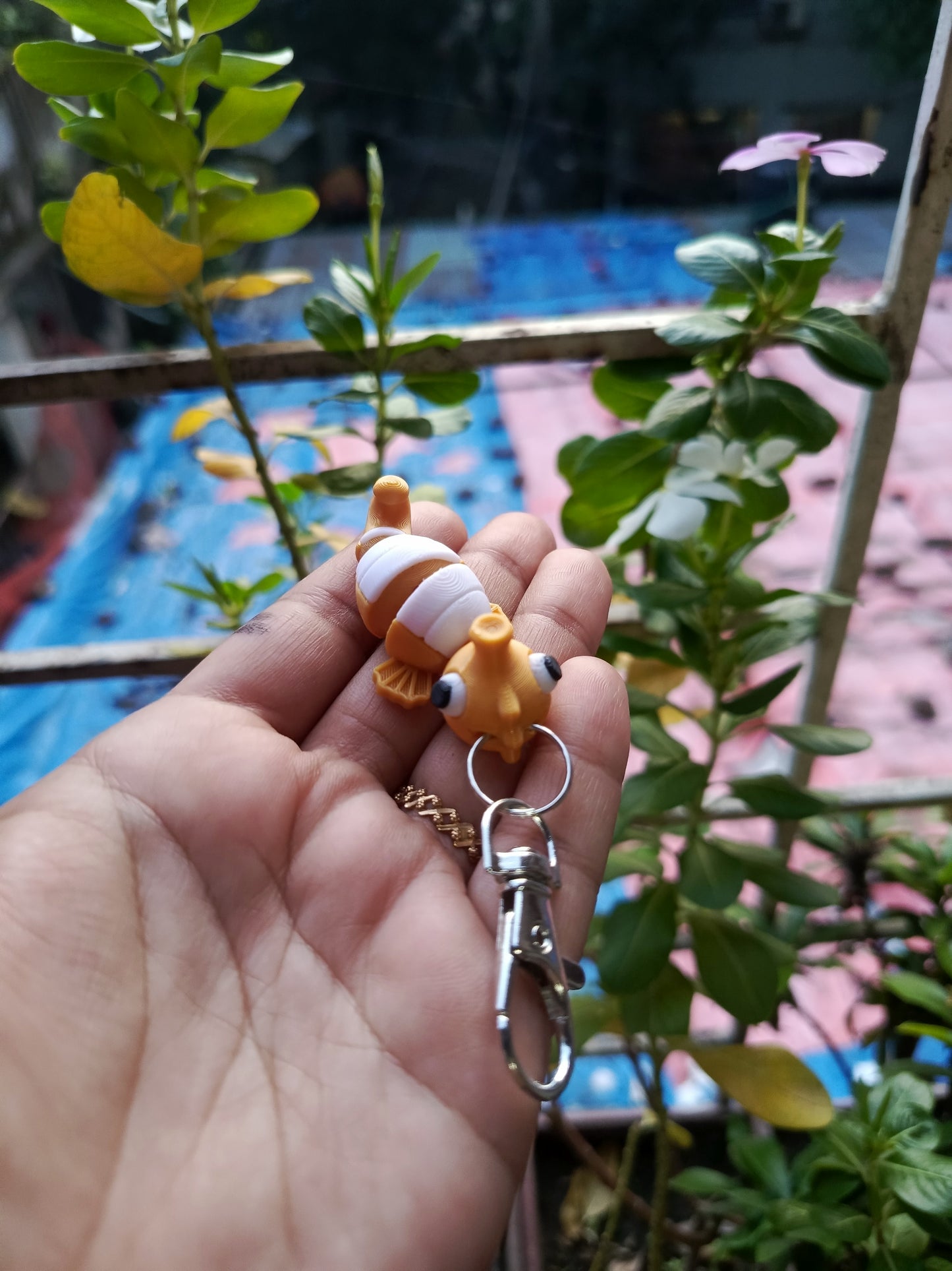 Seahorse keychain