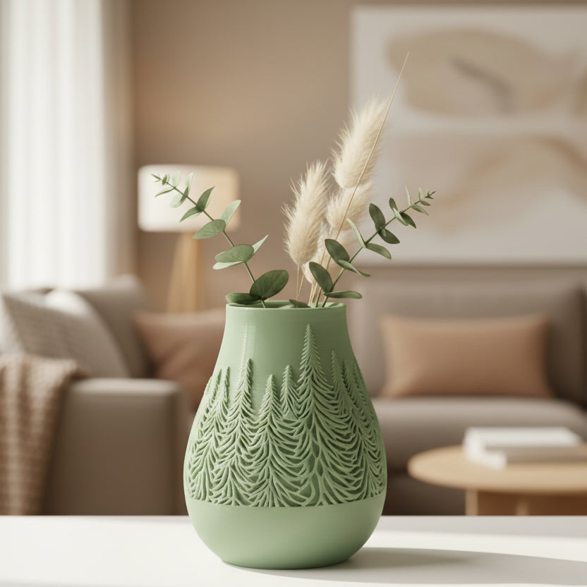 Crimson Bloom Vase (only vase)