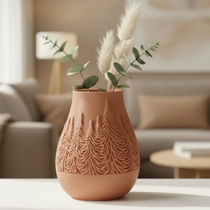 Crimson Bloom Vase (only vase)