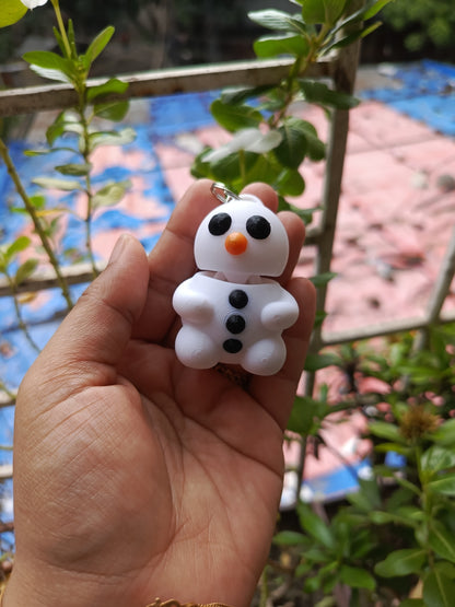 Snowman keychain