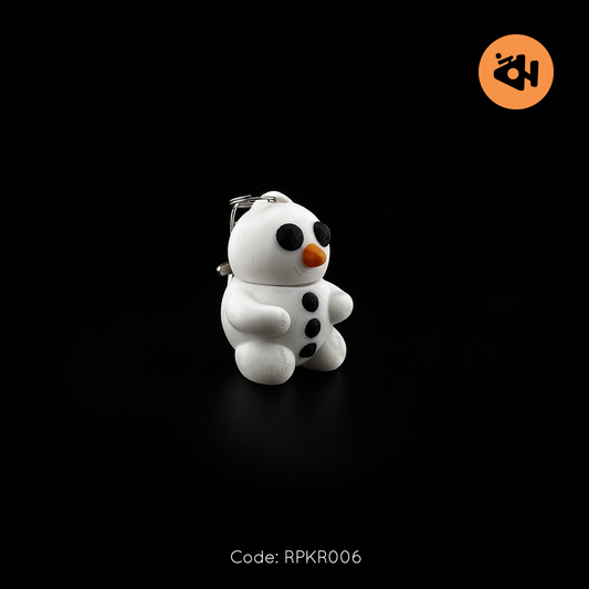 Snowman keychain