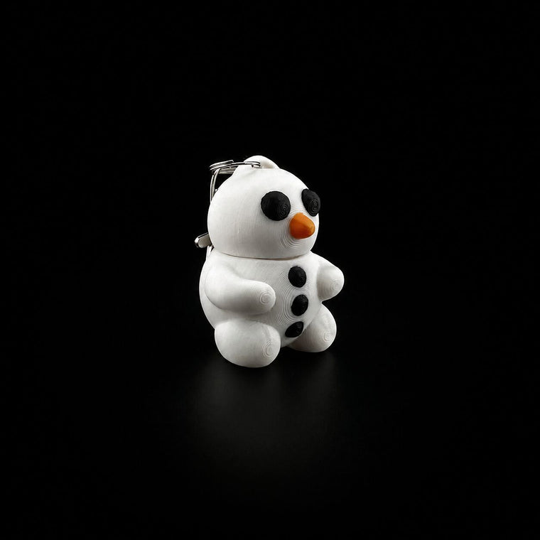 Snowman keychain