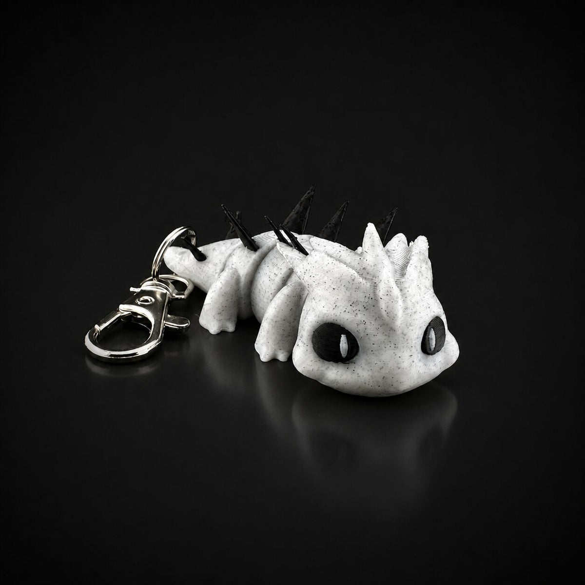 Spiky dragon keychain keychain