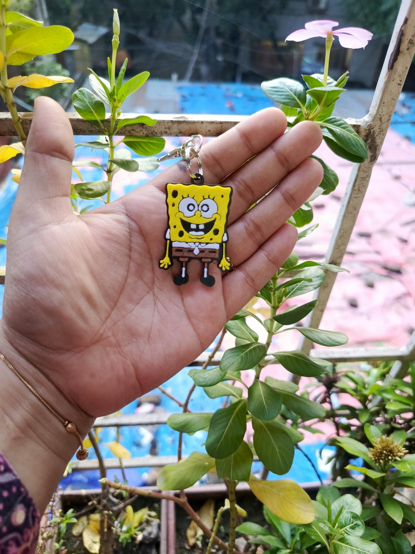 Spongebob keychain