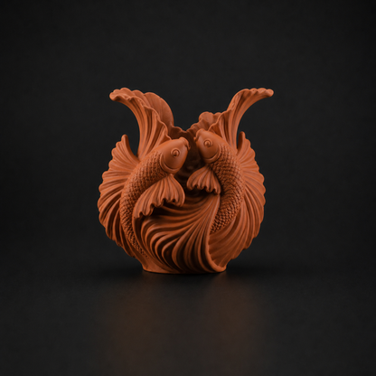 Koi Fish Pen Holder