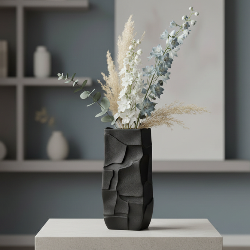 Clay Textured Vase (Only vase)