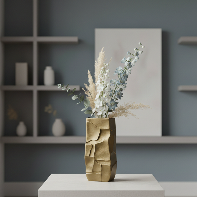 Clay Textured Vase (Only vase)