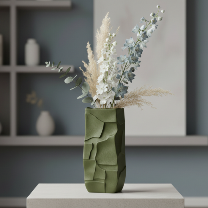 Clay Textured Vase (Only vase)