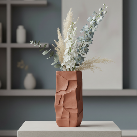 Clay Textured Vase (Only vase)