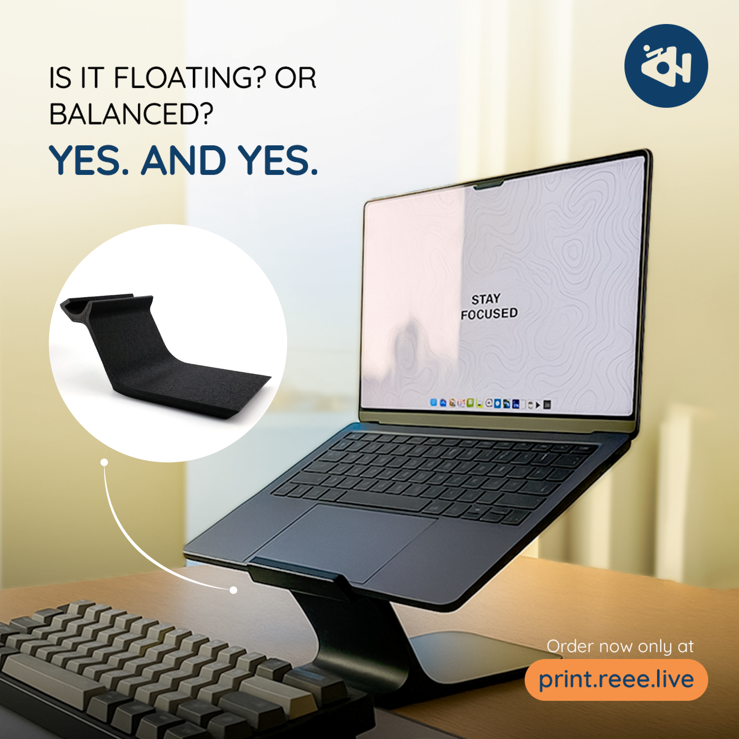 Impossible Laptop Holder