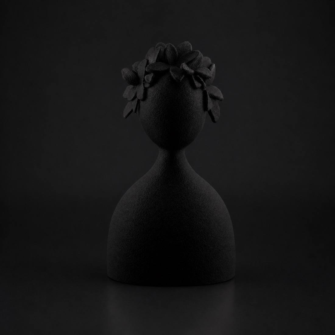 Abstract Flora Black