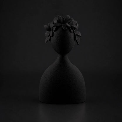 Abstract Flora Black