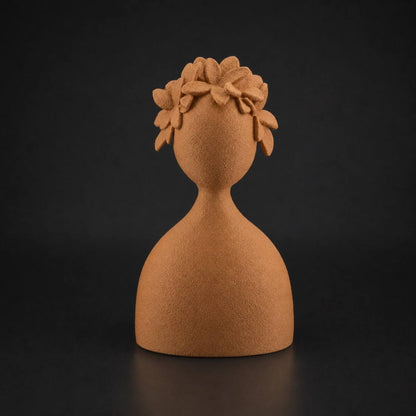 Abstract Flora Caramel