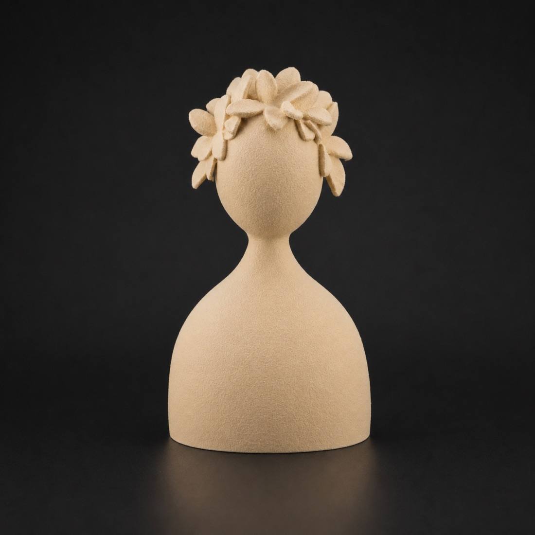 Abstract Flora Desert Tan