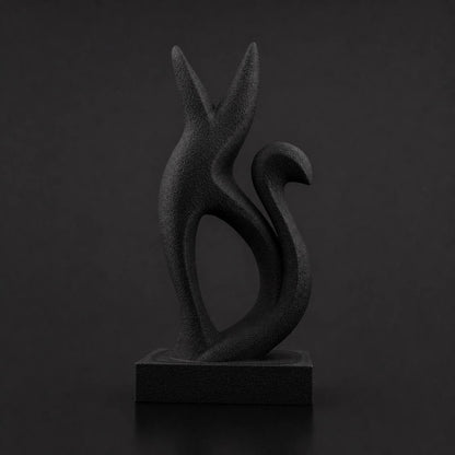 Abstract Fox in Black
