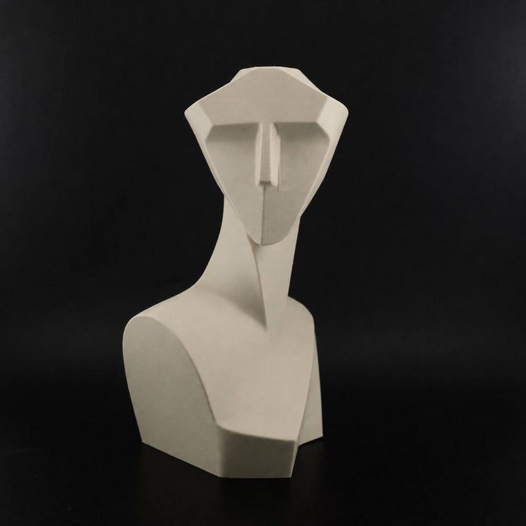 Abstruct Stare in Bone White