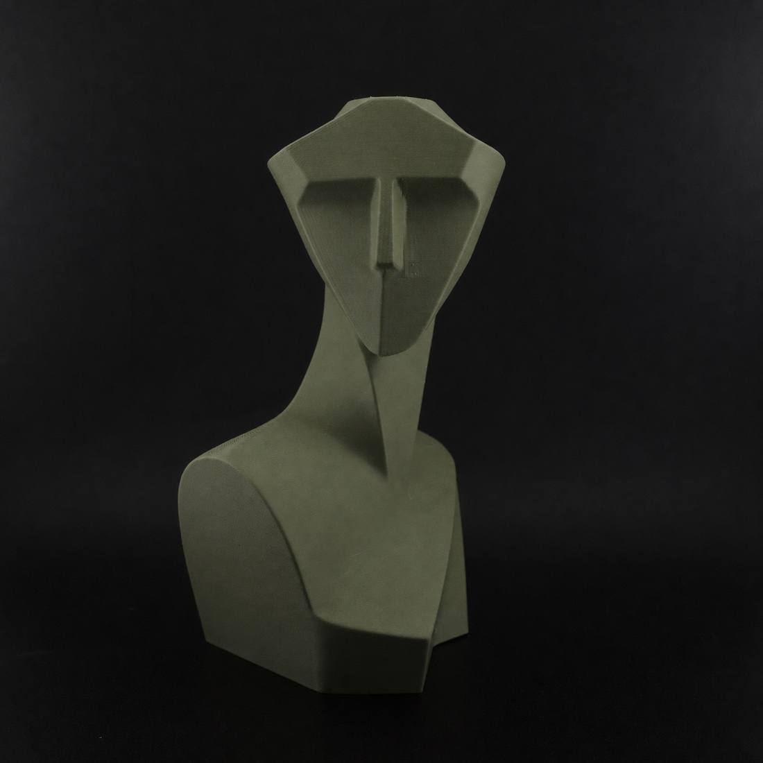 Abstruct Stare in Dark Green